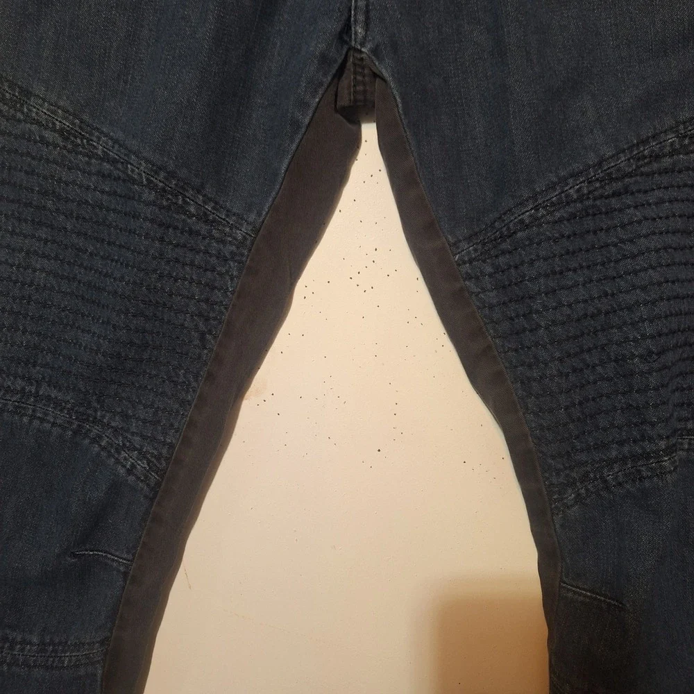 True Religion Ricky Flap Pocket Straight Leg Jeans Dark Wash Blue
